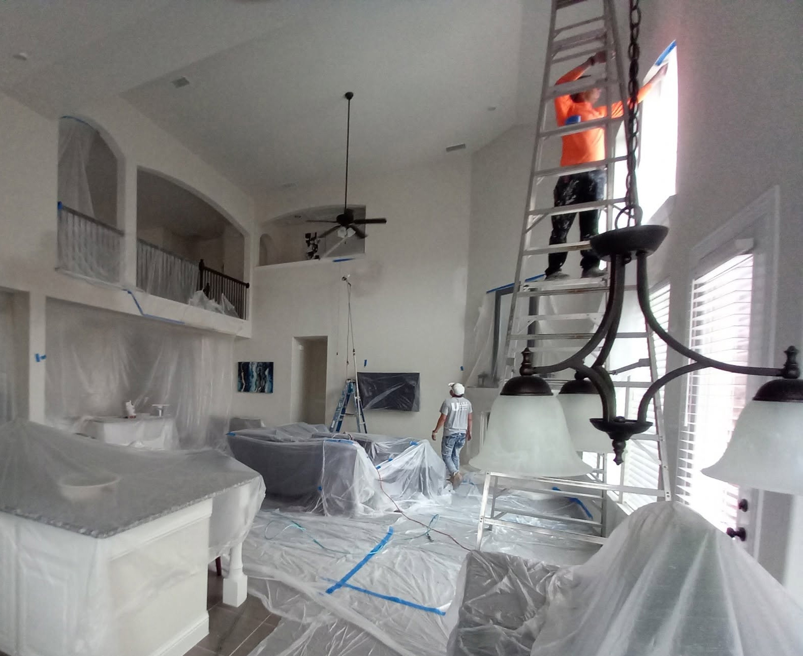 Strictly Painting & Drywall owner and crew