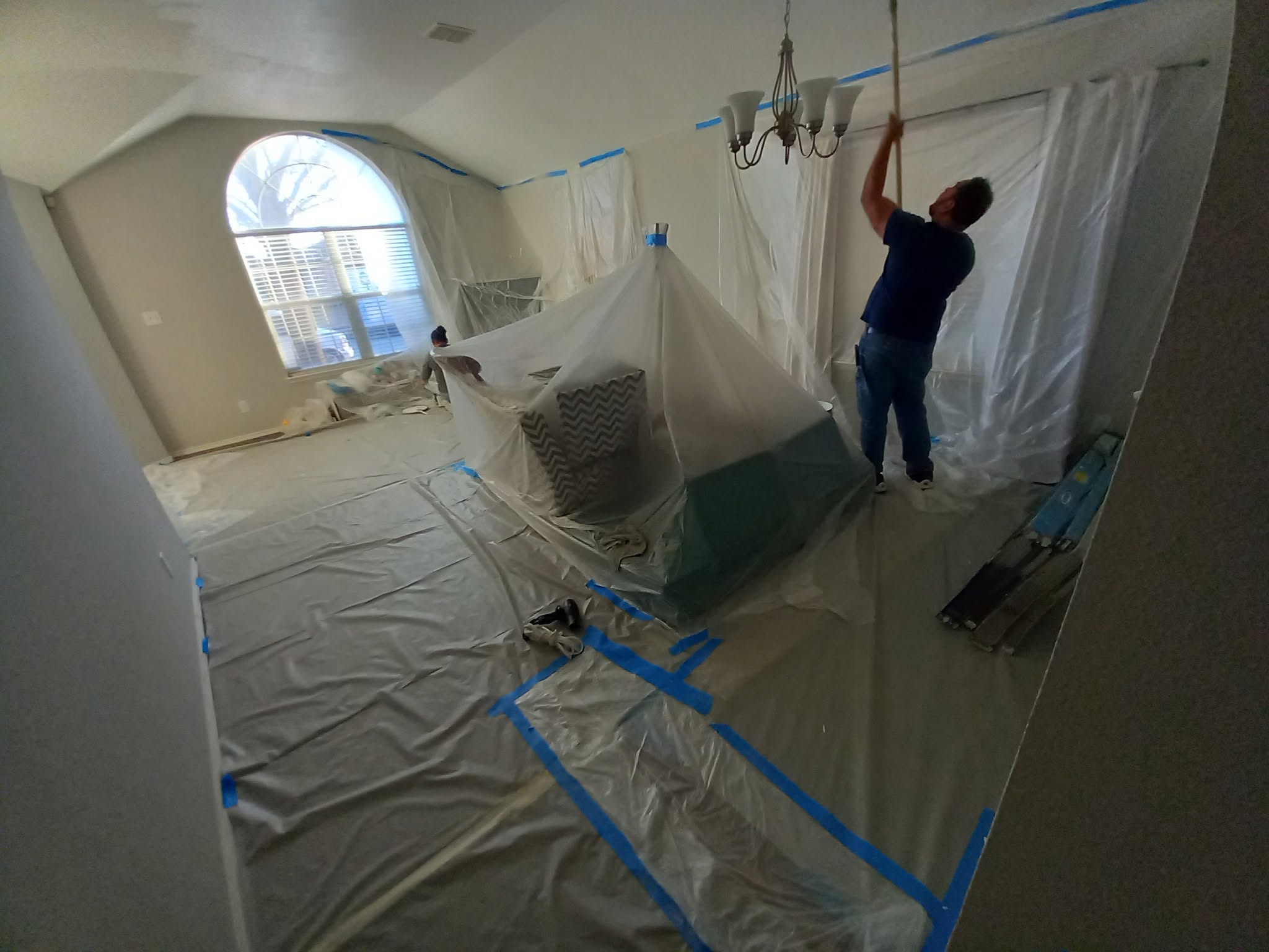 Crew working in North Texas