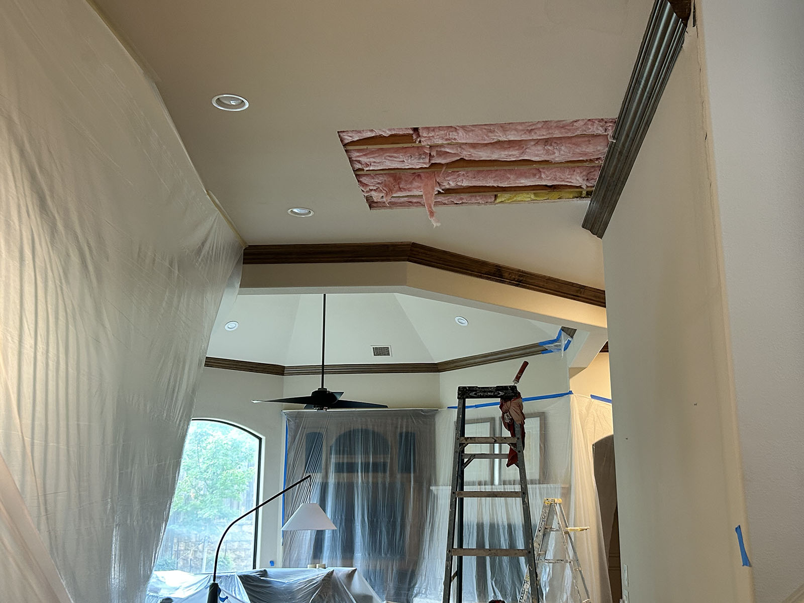 Water Damage Ceiling, before