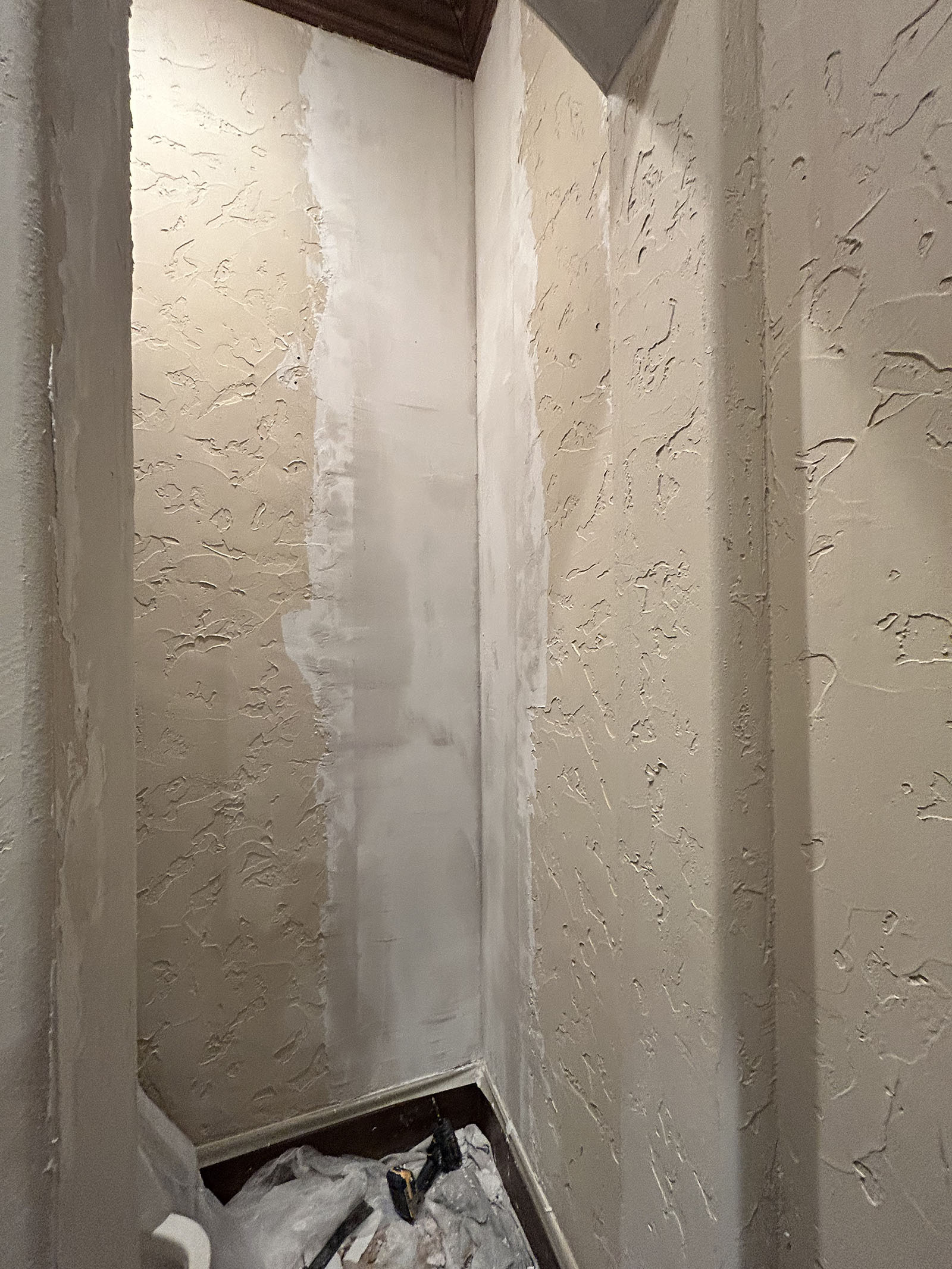 Drywall Ceiling Repair & Painting, during
